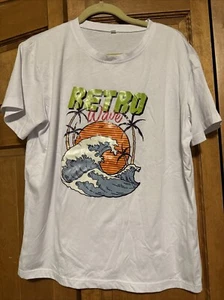 SHEIN Retro Waves Tee Men's Size Medium - Picture 1 of 3
