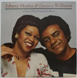 JOHNNY MATHIS & DENIECE WILLIAMS - TAHT'S WHAT FRIENDS ARE FOR - FUNK VINYL LP - Picture 1 of 6