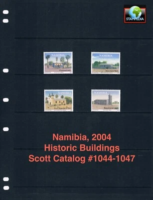 $8.25 Scott Value - 2004 NAMIBIA Buildings Historic Architecture CV MNH NH UM - Image 1 of 4