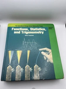 Functions, Statistics and Trigonometry Hardcover - Picture 1 of 2