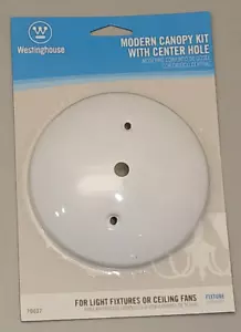 WESTINGHOUSE MODERN CANOPY KIT WITH CENTER HOLE 70037 - Picture 1 of 2