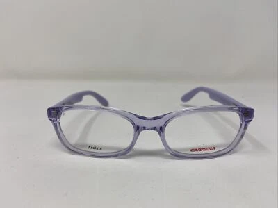 CARRERA EYEGLASSES FRAME CARRERINI 56 TSV 46-16-125 PURPLE FULL RIM DD96  - Image 1 of 4