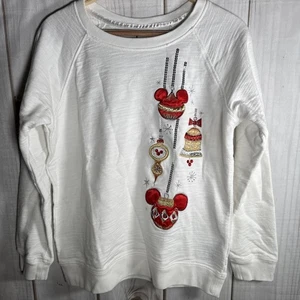 Disney Parks Mickey Mouse Weihnachtsschmuck Pull Over Shirt Gr. M - Bild 1 von 6