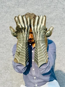 Medieval LOTR Nazgul Gloves Set Steel Armor Knight LARP Gloves Costume Gauntlets - Picture 1 of 3