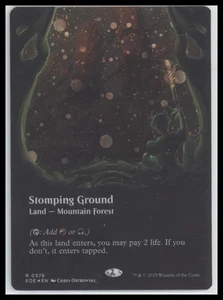 Stomping Ground (Borderless) (Galaxy Foil) Edge of Eternities #378 - Foto 1 di 2