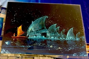 2025 Disney Parks Josey Tsao Moana Sky & Sea Postcard Print Art 5x7” NEW - Picture 1 of 2