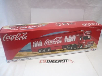 Corgi Modern Truck 1/50 Heavy Haulage CC12841 Scania T-cab Fridge Coca-Cola - Image 1 of 4