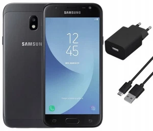 Samsung Galaxy J3 2017 2/16GB LTE Dual Sim | SM-J330F/DS | Czarny | A- - Zdjęcie 1 z 11