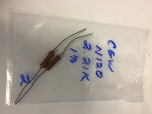 CGW N120 2.21K OHM 1% RESISTENZE 2 PZ NOS - Foto 1 di 1