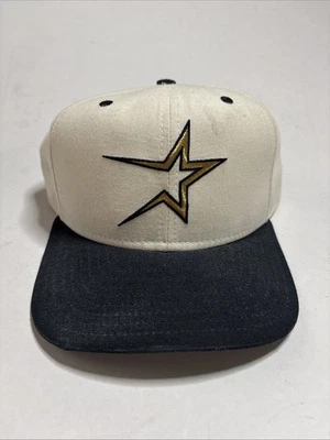 Vintage Houston Astros Gold Star New Era Pro Model MLB Cap Hat Snap Back - Image 1 of 4