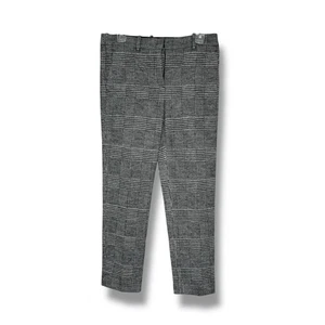 Pantalones cortos Theory Treeca tejidos a cuadros negros mezcla de lana para mujer talla 4’ - Imagen 1 de 8