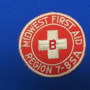 Boy Scout Region 7 - BSA Midwest First Aid Meet B Patch 2511C1 - Picture 1 of 3