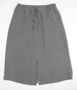 Viyella Women's Grey Skirt, Size 14, Petite Fit - Picture 1 of 12