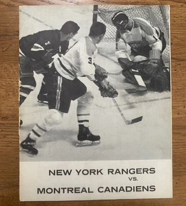 New York Rangers v Canadiens - 27.12.1961 - Official Game Program - AUTHENTIC - Bild 1 von 4