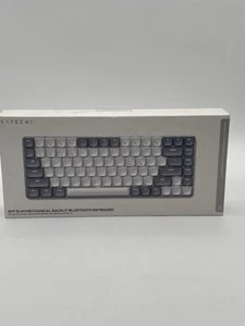 Satechi SM1 Mechanical Backlit Bluetooth Keyboard - Light Grey/ White, NEW - Picture 1 of 8