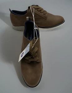 Scarpe eleganti casual Cat & Jack Franco Oxford marrone ragazzo taglia 6 nuove con etichette - Foto 1 di 8