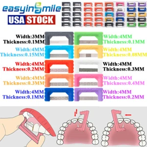 3/4MM Ortho Interproximal Reduction Enamel Strip Dental IPR/IR 10pcs Easyinsmile - Picture 1 of 13