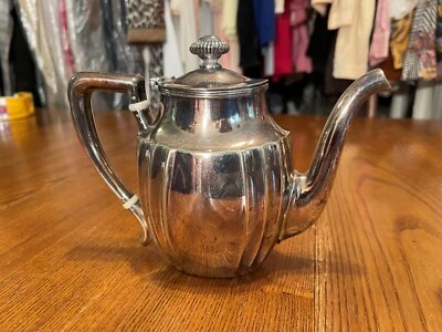 Tetera café té Gorham Co vintage plateada soldada Foto 1 de 4