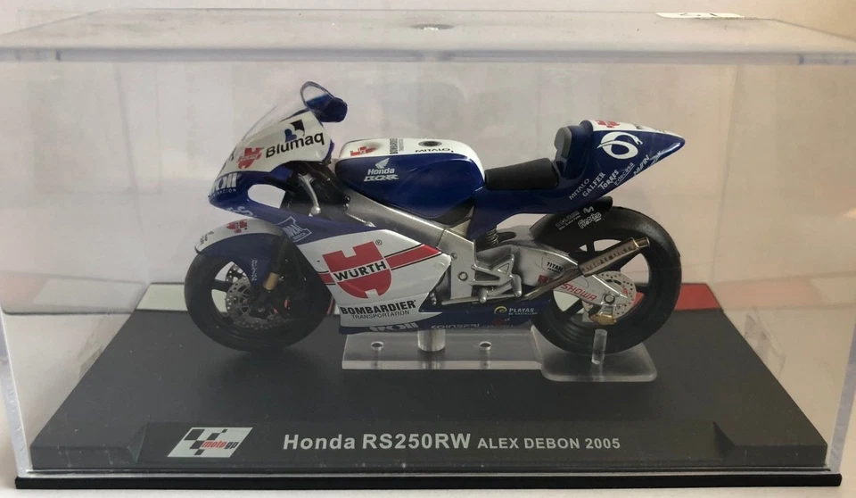 Die Cast Superbikes Honda Rs250rw Alex Debon 2005 Scale 1/24 - Image 1 of 1