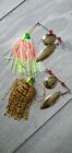 2 Spinner Baits Lures,Pike,Trout,Sea,Trolling New