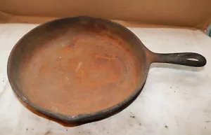 Padella vintage in ghisa doppio beccuccio 10”x 2” padella profonda 289D - Foto 1 di 6