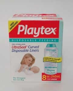 Playtex Disposable Bottles Pre-sterilized 8 FL OZ  Discontinued - Open Box