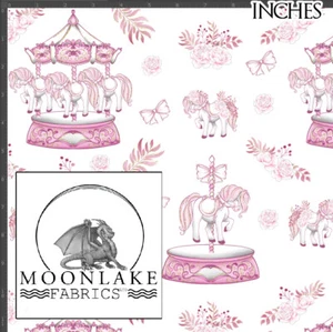 Tela para vivero de popelín algodón 100 % de calidad para caballos carrusel *Exclusivo* - Imagen 1 de 4