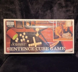 Scrabble Sentence Cube Spiel 1971 versiegelt neu Selchow & Righter Bay Shore, NY - Bild 1 von 11