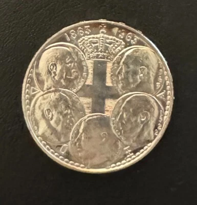 Moneda de plata de 30 dracmas Grecia 1963 Foto 1 de 2