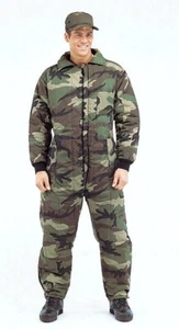 Rothco Insulated Coveralls - Woodland Camo - Picture 1 of 1