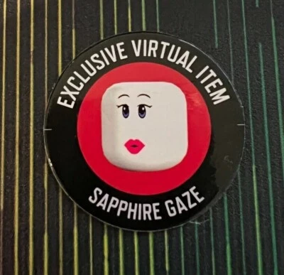 Sapphire Gaze Roblox Toy Code Vault Collection - New