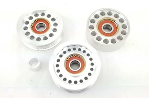 AMG Accessory Belt Idler Pulley Set 1132020419 M113K CLS55 E55 SL55 Pulleys - Foto 1 di 1