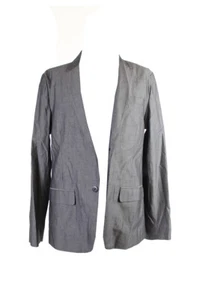 Kenneth Cole Reaction Grigio a Spina di Pesce extra-Slim-Fit Sport Giacca L - Foto 1 di 3