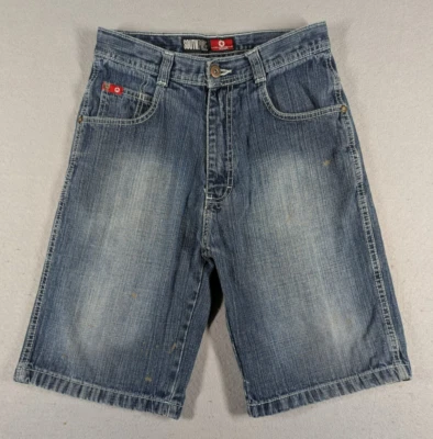 Pantalones Cortos Southpole Vintage Juveniles 14 Azul Envejecido Calce Suelto Suelto Y2K Años 90 HipHop Foto 1 de 4