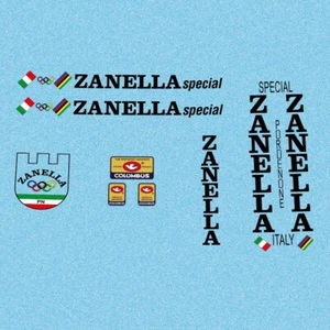 Calcomanías de bicicleta Zanella, pegatinas negras n.804 - Imagen 1 de 1