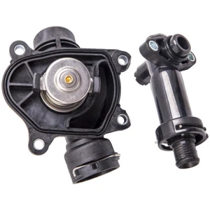 2x Thermostat & Boîtier de thermostat EGR for BMW X5 E53 E70 E61 330 d 525 d - Picture 1 of 11