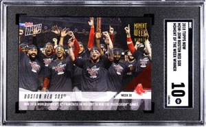 	2018 Topps Now MOW-30W Boston Red Sox SGC 10 GEM MINT World Series Champions  - Picture 1 of 1