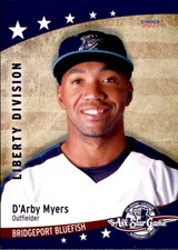 2017 Atlantic League All-Stars Choice #13 D'Arby Myers Los Angeles California CA