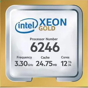 Intel Xeon Gold 6246 3,3 GHz 24,75 MB 12-Core LGA 3647 / SRFPJ - Più disponibile - Foto 1 di 4