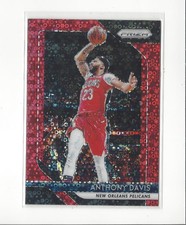 2018-19 Panini Prizm Prizms Fast Break Red #177 Anthony Davis Pelicans /125 