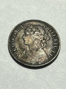 1874-H Great Britain Farthing F+ #1420 - Picture 1 of 2