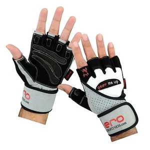 Islero Fitness Levantamiento de Pesas Guantes Gimnasio Correas Gel Muñequera - Foto 1 di 8