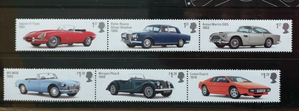 COMO NUEVO 2013 GB BRITISH AUTO LEGENDS THE WORKHORSES SET DE ESTAMPILLAS Foto 1 de 1