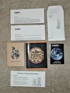 Genuine Zippo Lighter Pamphlets Letters Tobacco Identifiers Collectible Years - Picture 1 of 12