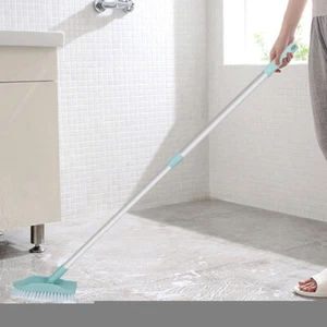 Bathroom Long Handle Wall and Floor Brush Bathtub Shower Tile Cleaning Brush - Picture 1 of 13