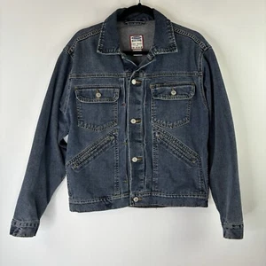 Giacca jeans camionista western da donna Old Navy piccola il meglio del denim blu - Foto 1 di 8