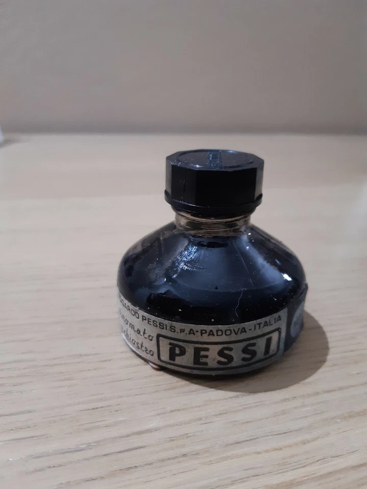 Calamaio Inchiostro Nero In Vetro - Immagine 1 di 1