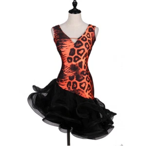 NEW Latin Ballroom Dance Dress Modern Salsa Waltz Standard Long Dress#F180 - Picture 1 of 14