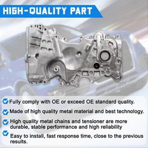 Cubierta de bomba de aceite de cadena de distribución delantera OEM 21350-2E310 para Hyundai Kia G4NA G4NC 2,0 L - Imagen 1 de 13