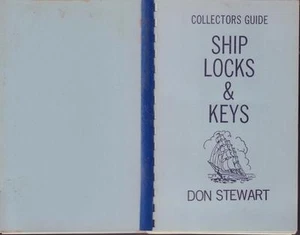 RARE 1983 1st ED COLLECTORS GUIDE SHIP LOCKS & KEYS by DON STEWART PLASTIC COMB - Picture 1 of 1